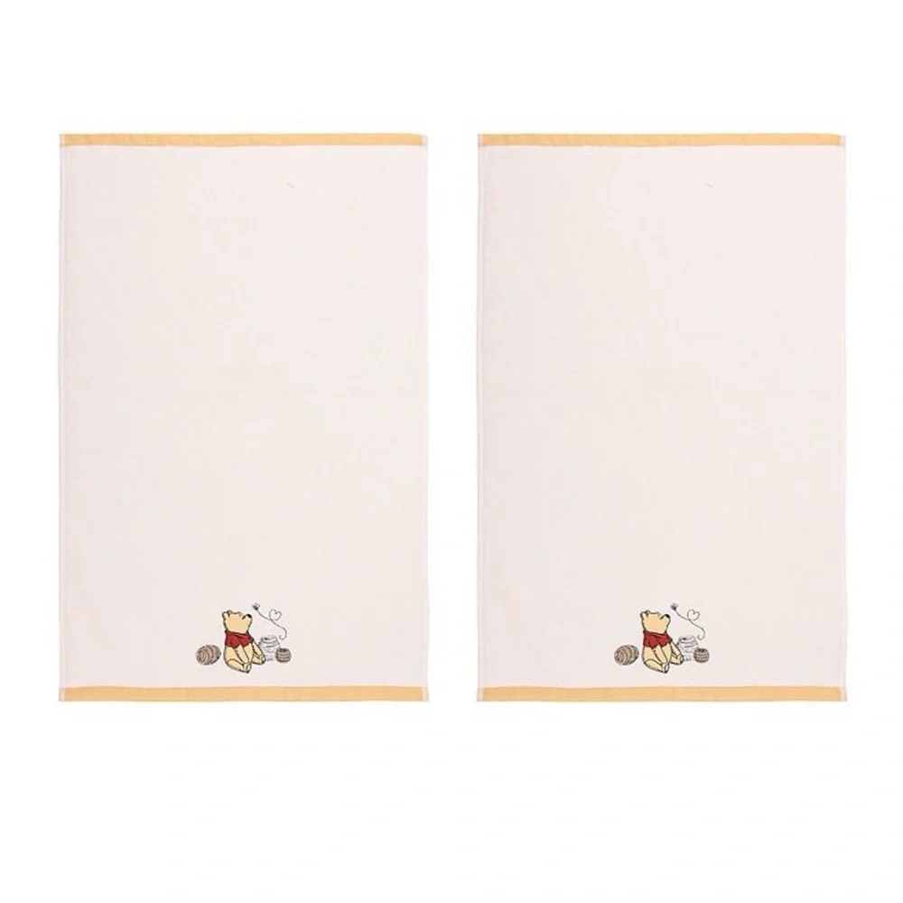 Disney Winnie the Pooh & Honey Bee Hand Towel Adorable Bath Decor Set of 2pc NWT